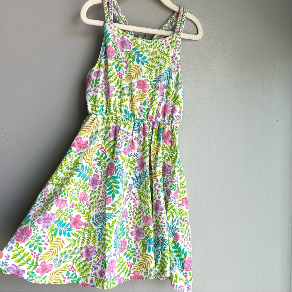 Isaac Mizrahi Kids Floral Dress - Pink, Green, White